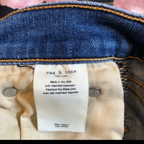 Rag & Bone High Rise Ankle Skinny - Picture 4 of 10